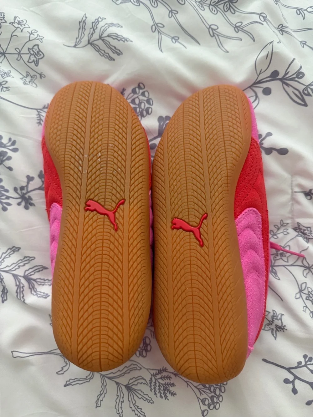 Puma speedcat Pink & Red Suede Sneakers